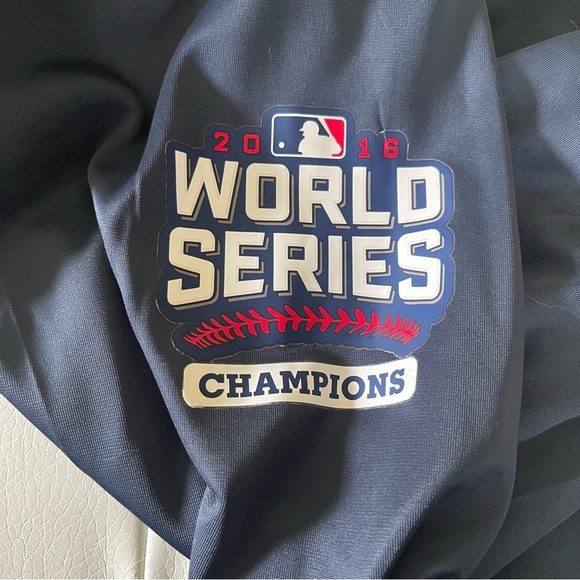 Chicago Cubs Cubbies Wrigley Field W 2016 World Series baseball zip track Jacket - Picture 7 of 11